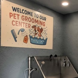 pet wash area